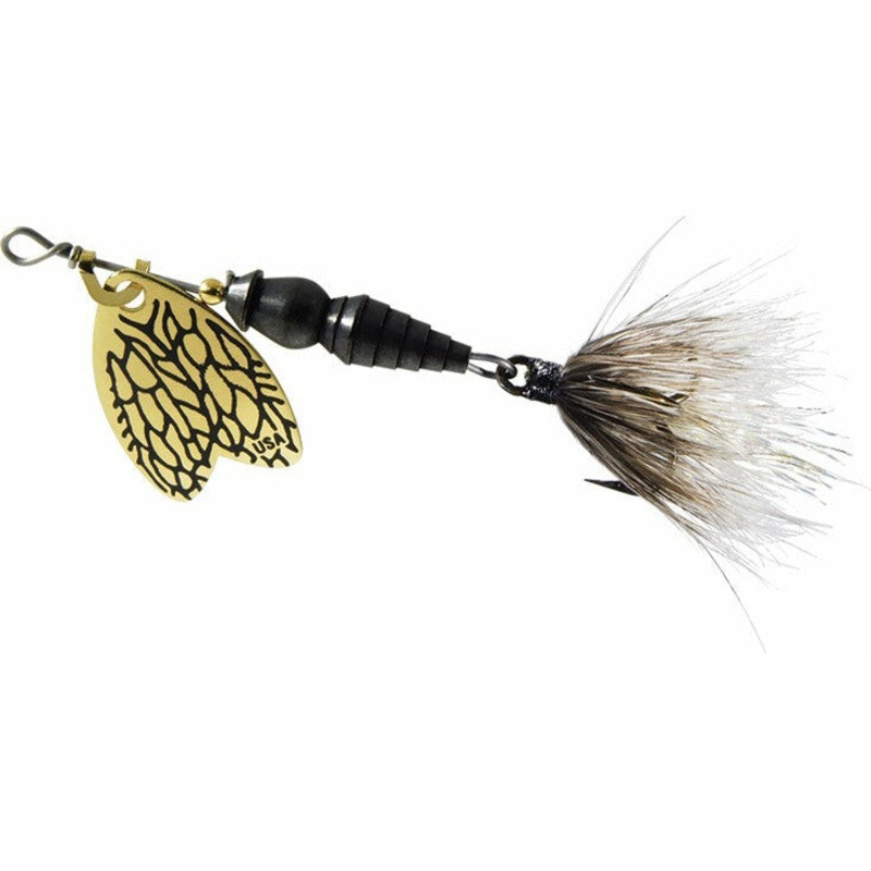 MEPPS THUNDER BUG|Dragon Fly Body/Gold Blade|May Fly Body/Gold Blade|Grasshopper Body/Gold Blade|1 (1/8oz)