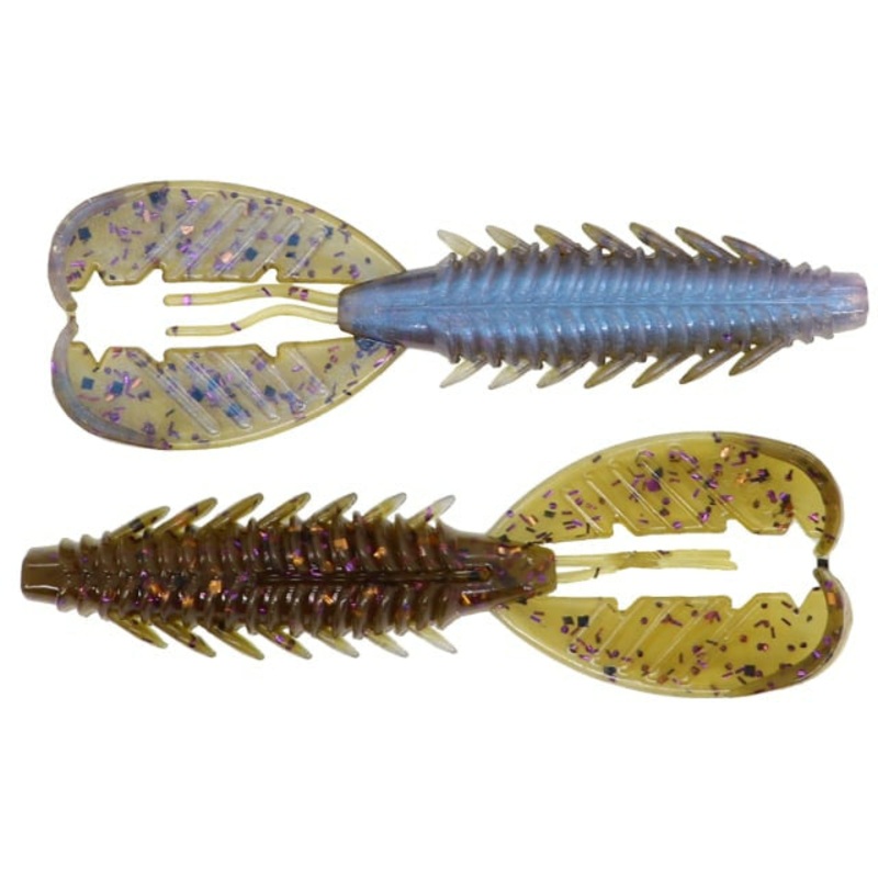 X ZONE LURES ADRENALINE CRAW|309|Pearl|Purple Shadow|Black Blue Flake|California 420|Border Craw|Green Pumpkin Blue Flake|Bama Craw|Summer Craw|Green Pumpkin Black Flake|Watermelon Red Flake|4.25″