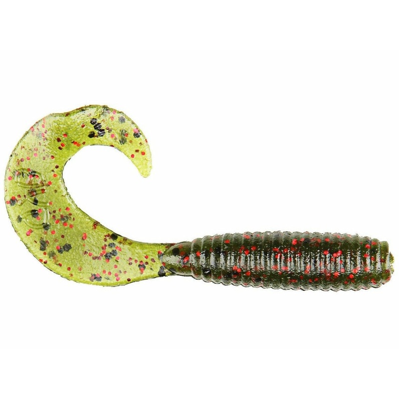 YAMAMOTO SINGLE TAIL GRUBS|Watermelon w/ Black & Red – 208|Watermelon w/ Black Flake – 194|Smoke w/ Large Black Flake – 150|Cream White – 036|Blue Pearl/Silver Flake – 031|Baby Bass – 305|Fire Craw – 9003|Luminous White – 038|Chartreuse/Blk Flk – 156|Cinn