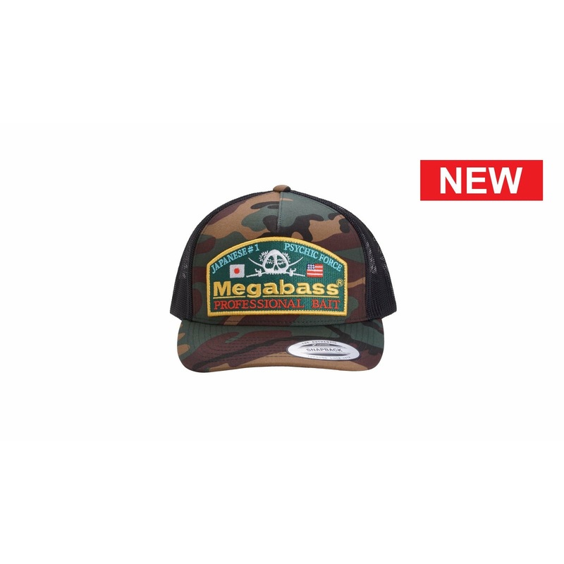 MEGABASS HATS|PSYCHIC CAMO – MOSSY HUNTER|PSYCHIC CAMO – WOODLAND CLASSIC|PSYCHIC SNAPBACK – BLACK/GREEN|PSYCHIC SNAPBACK – BLACKOUT|PSYCHIC SNAPBACK – NAVY/NAVY|PSYCHIC SNAPBACK – BLACK/BLACK|PSYCHIC TRUCKER – BLACK/BLACK|PSYCHIC TRUCKER – NAVY/NAVY|CLAS