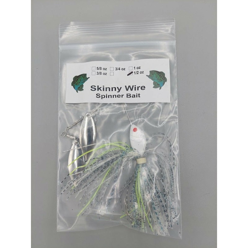 SKINNY WIRE SPINNER BAIT – 2 BLADE