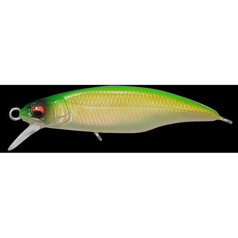 MEGABASS GH45 FLATSIDE|Ghost Pearl Lime (fast sink)|M Kinkuro (fast sink)|M Lime Gold (fast sink)