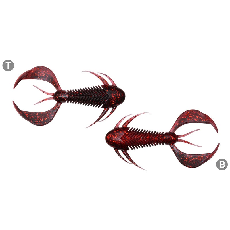 MEGABASS ROCK HOG|Black Back Clear Red|Ebimiso Red Flake|Green Pumpkin|Isogani|Pearl White|Solid Red|Moebi