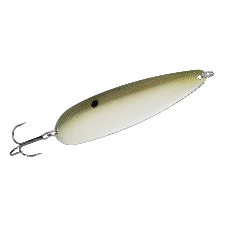 STRIKE KING SEXY SPOON|Green Gizzard Shad|Sexy Shad|Chartreuse Shad|Neon Shad|Gold/Black|4″|5.5″