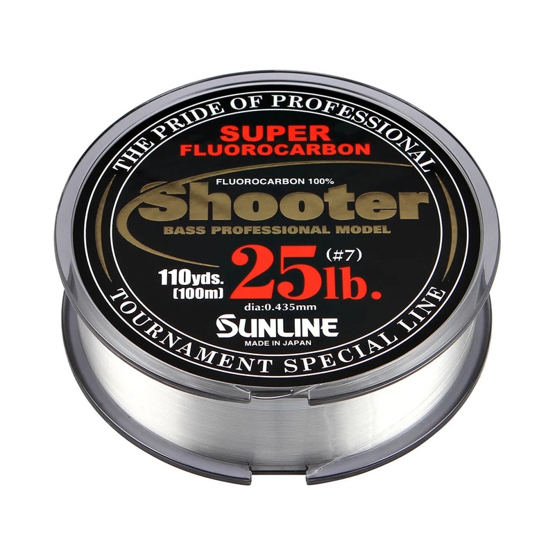 SUNLINE SHOOTER FLUOROCARBON|Filler Spool|Bulk Spool|7 lb – 110 yd|8 lb – 110 yd|9 lb – 110 yd|10 lb – 165 yd|12 lb – 165 yd|14 lb – 165 yd|16 lb – 165 yd|18 lb – 165 yd|20 lb – 165 yd|22 lb – 110 yd|25 lb – 110 yd|30 lb – 110 yd|10 lb – 660 yd|12 lb – 66