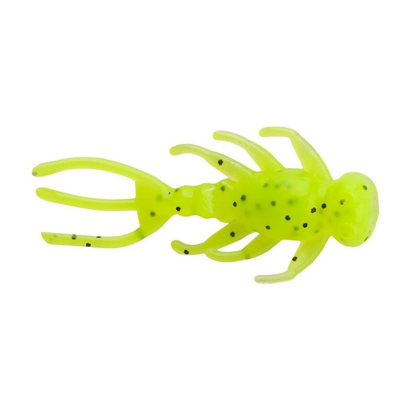 BERKLEY POWERBAIT MAYFLY|Chartreuse Shad|Natural|Pink Shine