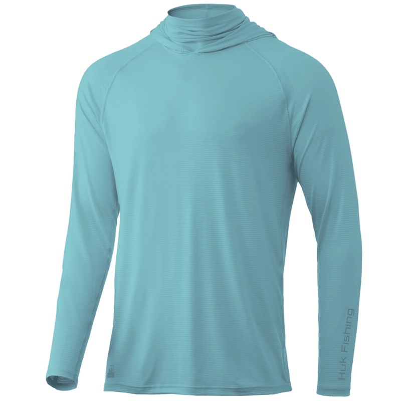 HUK A1A HOODIE|Island Paradise|Overland|Light Green Checkered|Dark Blue Checkered|Medium|Large|XL|XXL|XXXL