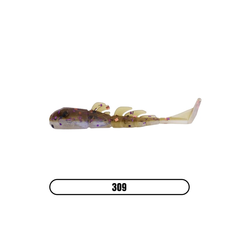 X ZONE STEALTH INVADER 3|309|Bass Candy|Big G Goby|Big Limit|Black|Green Pumpkin Blue Flake|Pearl Silver Flake|Perch|Natural Goby|Psychedelic Mandarin|Tennessee Shad|Touchdown