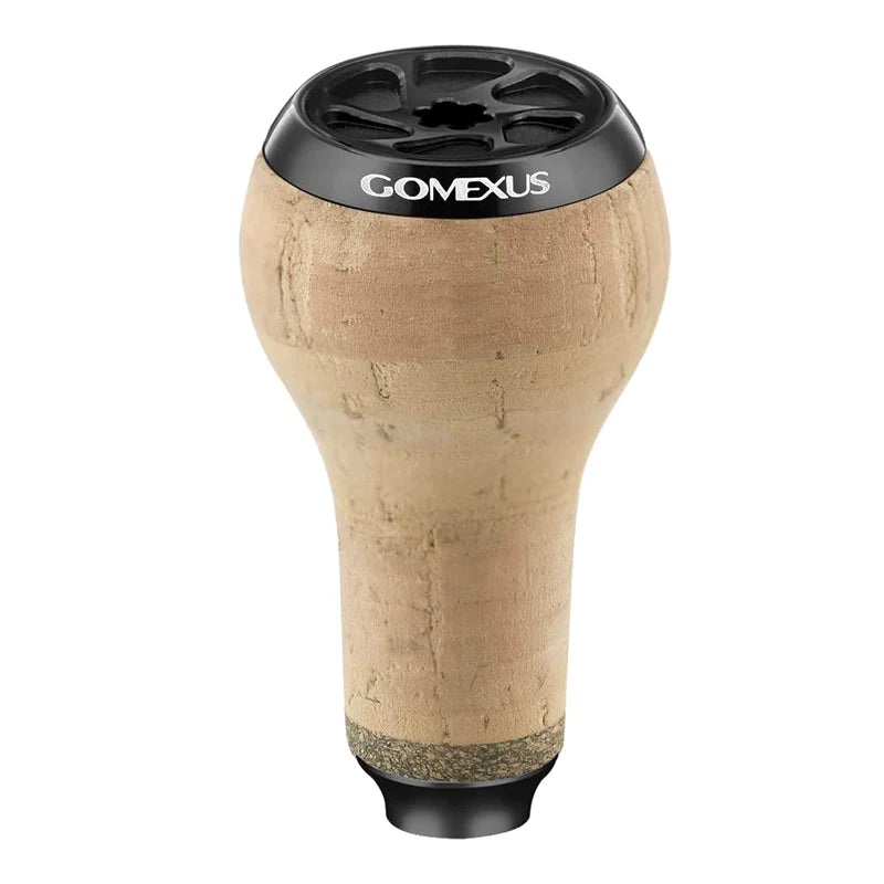 GOMEXUS CORK POWER KNOB 27MM|Black|Silver