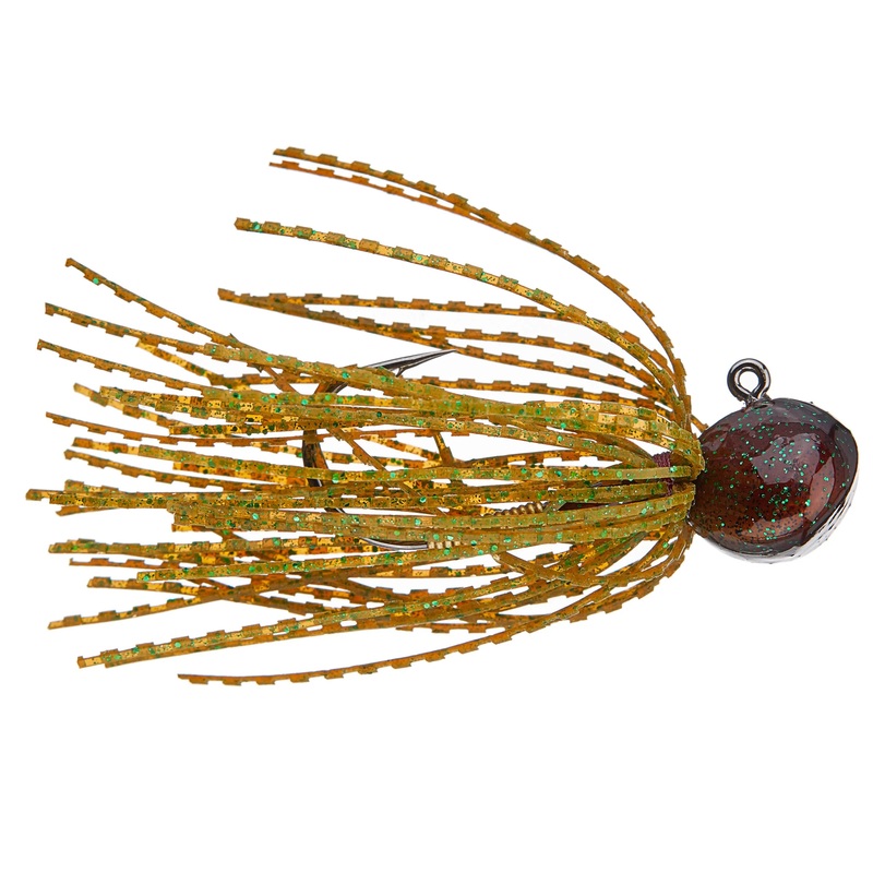NISHINE FINESSE FOOTBALL JIG|Pumpkin Pepper & Green Flake|Watermelon Candy|Copper Craw|Black & Blue Flake|Smoke Blue|3/8 oz|1/2 oz|3/4 oz