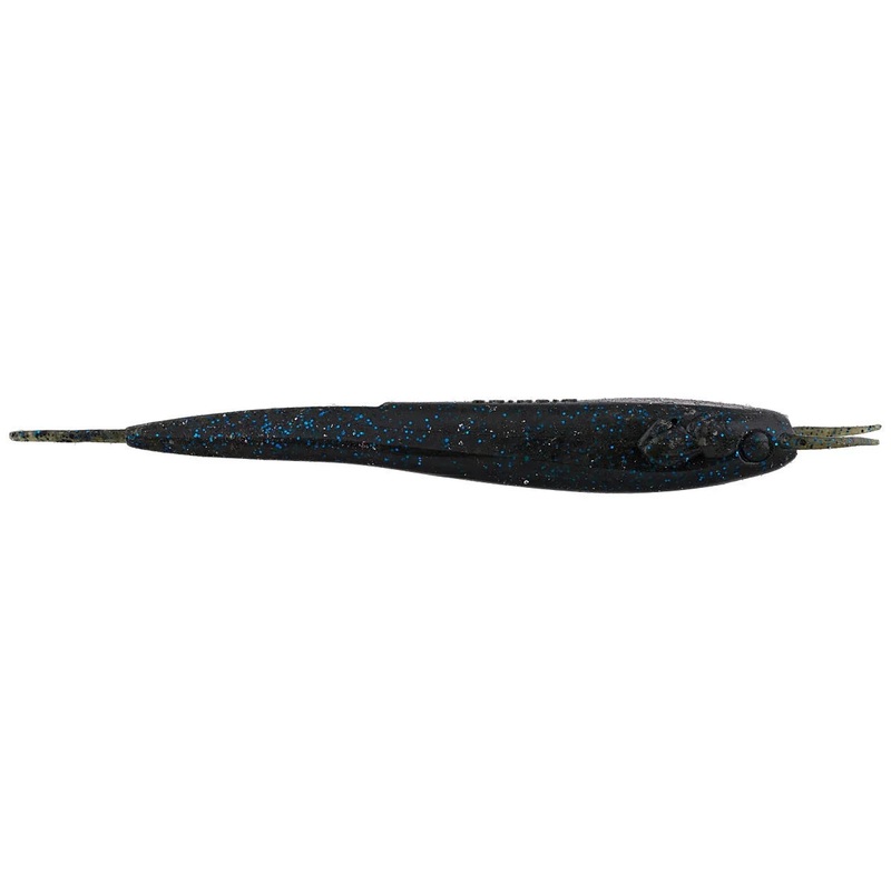 NISHINE NAMAZU STICK BAIT|Black Blue Flake|Green Pumpkin|4″|5″