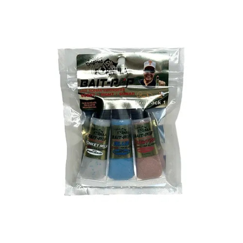 BAIT-POP PRO PACKS|Bill Dance Legend Pack (6 pk)|Bill Dance Legend Pack 1 (3 pk)|Bill Dance Legend Pack 2 (3 pk)|Scott Martin Pro Pack (6 pk)|Scott Martin Pro Pack 1 (3 pk)|Scott Martin Pro Pack 2 (3 pk)|Jacob Wheeler Pro Pack (6 pk)|Jacob Wheeler Pro Pac