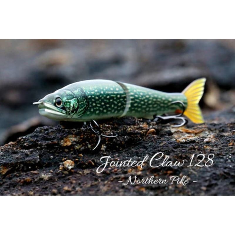 GAN CRAFT JOINTED CLAW 128||15 Flashing Gm Chart||24 Komugi Ayu||WM-04 Northern Pike (Real Color)