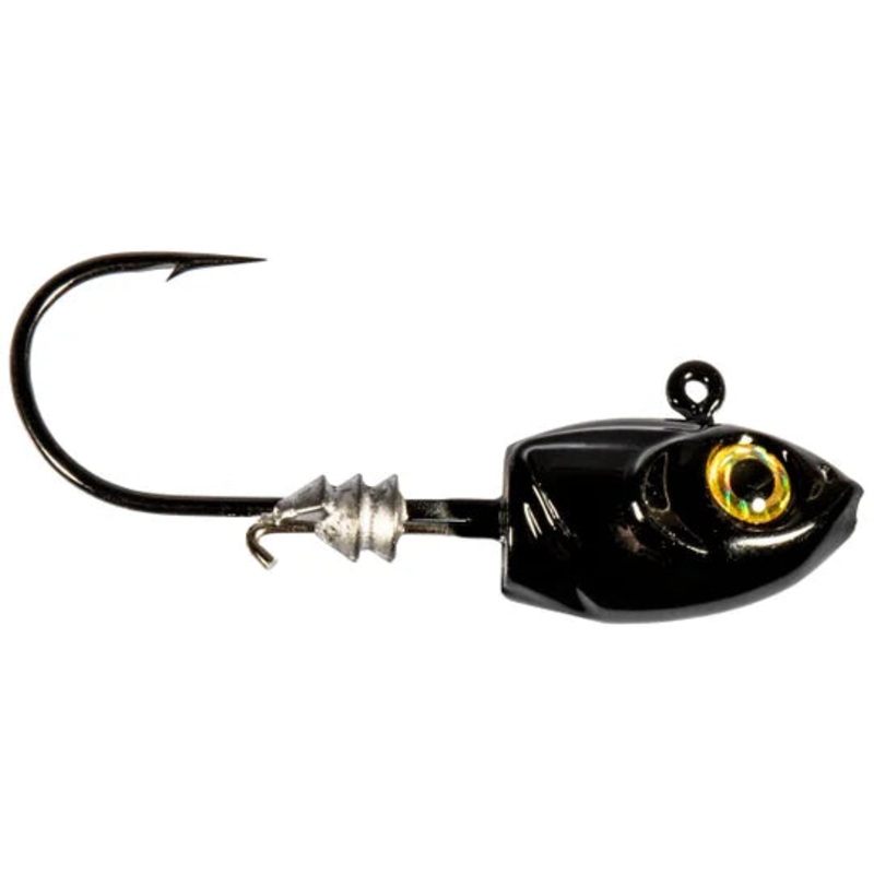 Z-MAN MICRO SHAD HEADZ|Black|Chartreuse|Glow|Pink Glow|1/32 oz |6|1/16 oz |4|1/8 oz |4|3/16 oz |2