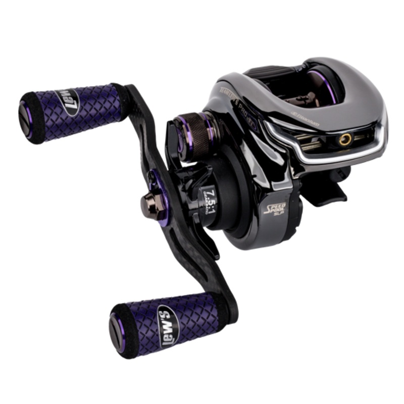 LEW’S PRO-TI SLP CASTING REEL|PT1SHG2 – Right Handed – 7.5:1|PT1SHLG2 – Left Handed – 7.5:1