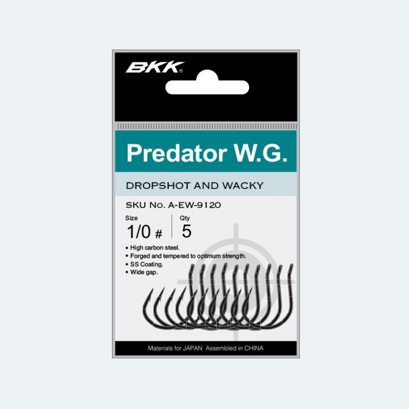 BKK HOOKS PREDATOR WG|Size 4|Size 2|Size 1/0|Size 2/0|Size 1