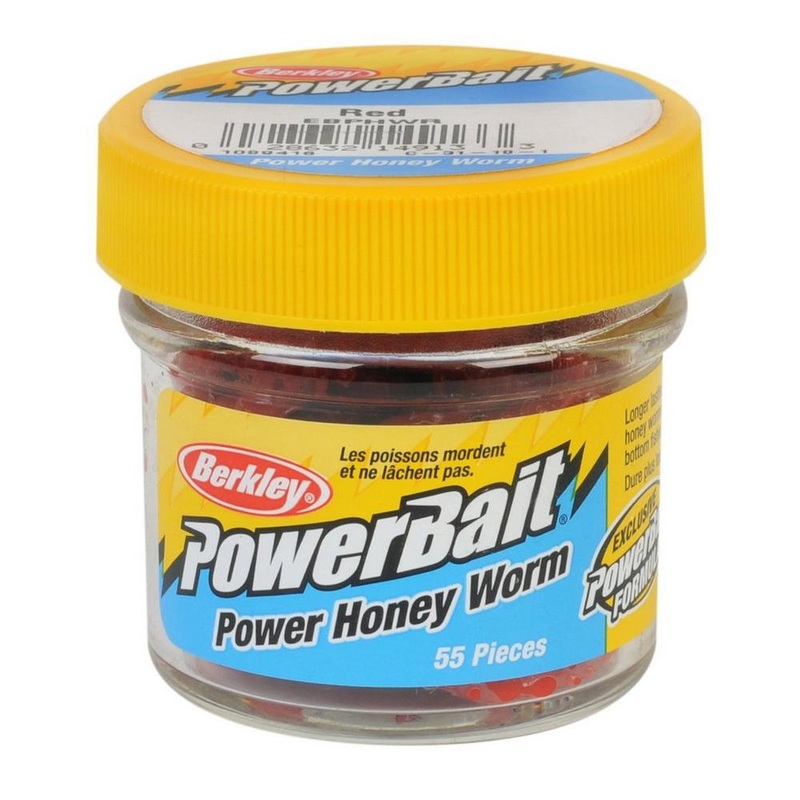 POWERBAIT POWER HONEY WORM|Natural|Red
