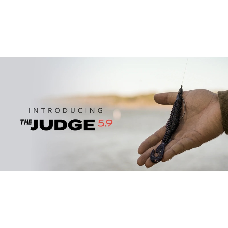 6TH SENSE THE JUDGE 5.9 WORM|Watermelon Red|Black N Blue Dip|Plum Bug|Green Pumpkin Juice|Green Pumpkin Gill|Ghost Ice Minnow|Blue Fleck Magic|Junebug Dip