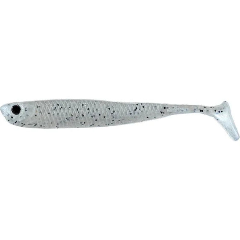 DAMIKI ANCHOVY SHAD SWIMBAIT|Pearl White|White Silver Flake|Pro Blue