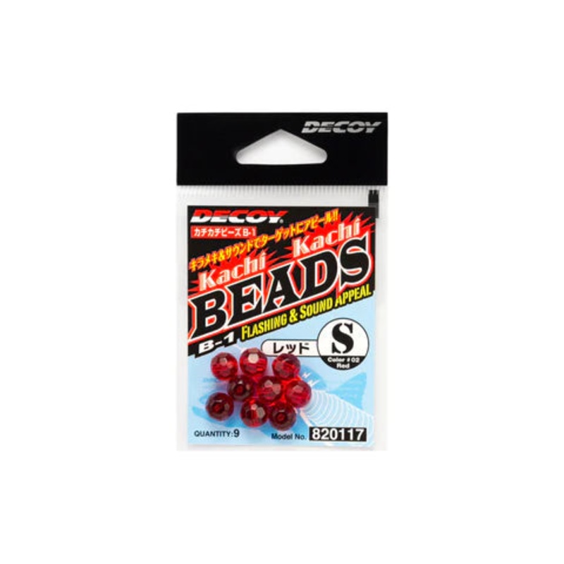 DECOY B-1 KACHI KACHI BEADS|Red|Brown|Clear|Small|Medium