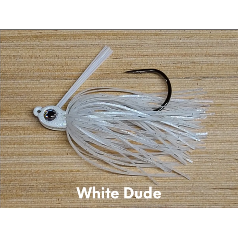 PRECISION TACKLE S.B. SWIMJIG|Old School|White Dude|Minty Shad|Sexy Channel Trash|GillBilly|Tule Fish|JD White|Channel Trash|Rodent|1/4 oz|3/8 oz|1/2 oz