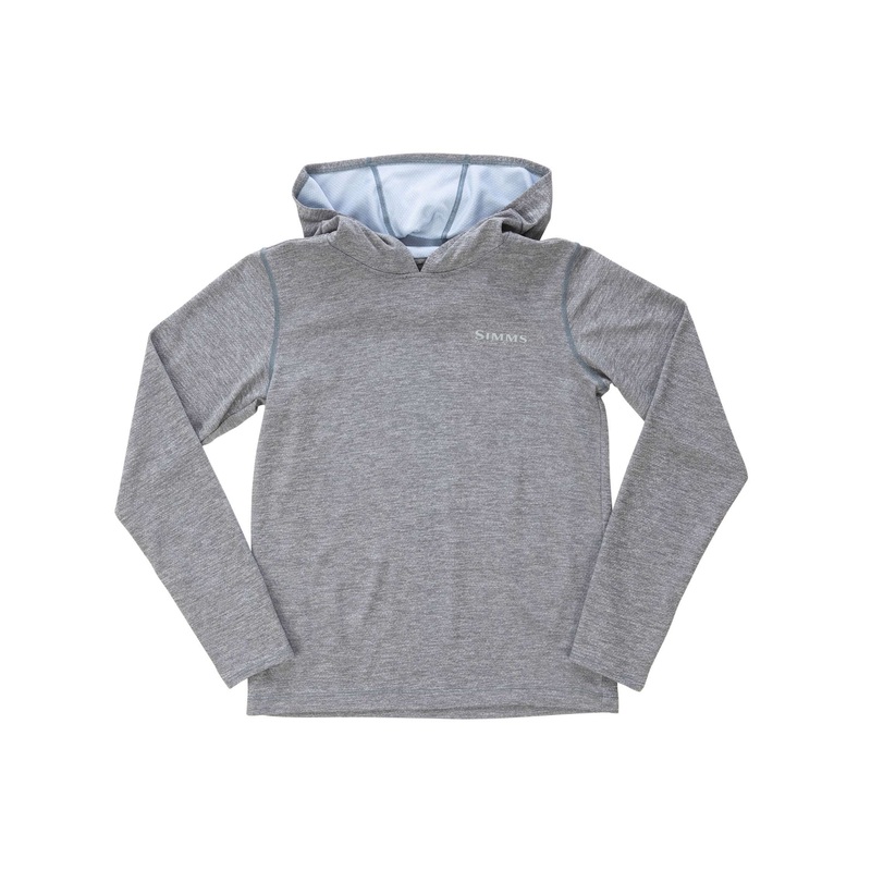 SIMMS K’S BUGSTOPPER HOODY|Steel Heather|Small|Medium|Large
