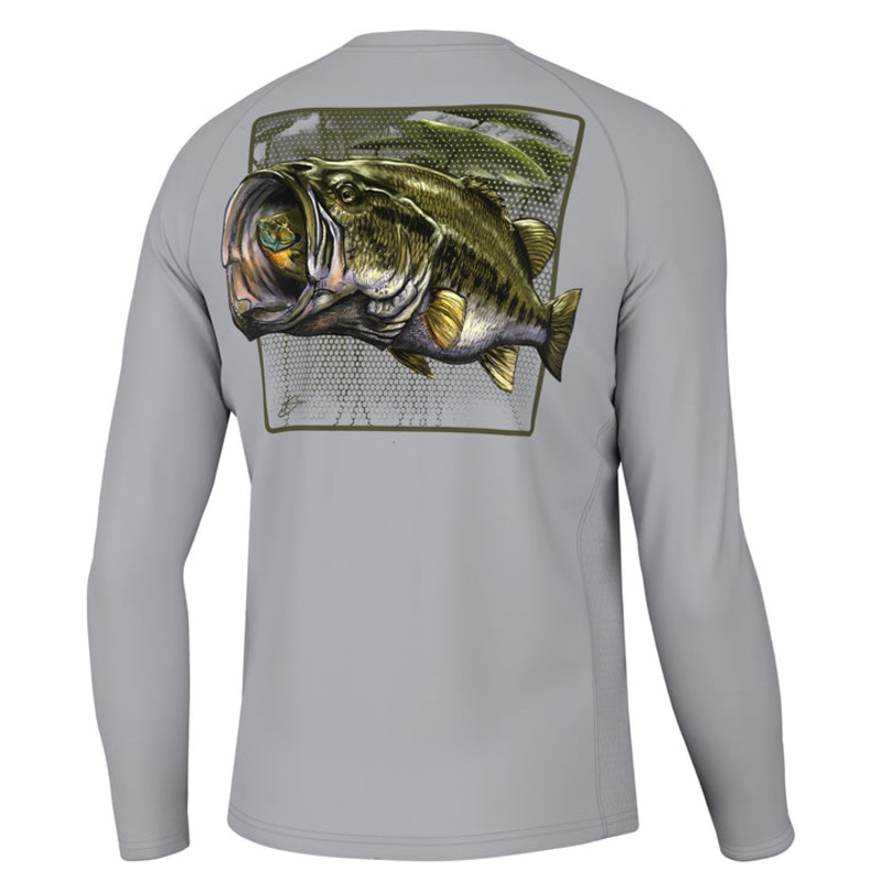 HUK KC AMBUSH PURSUIT CREW|Harbor Mist|Small|Medium|Large|Extra Large|XXL