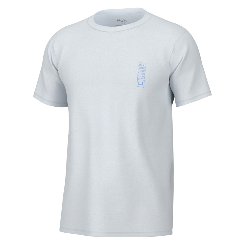 HUK RAD BASS TEE|White|Medium|Large|Extra Large|XXL
