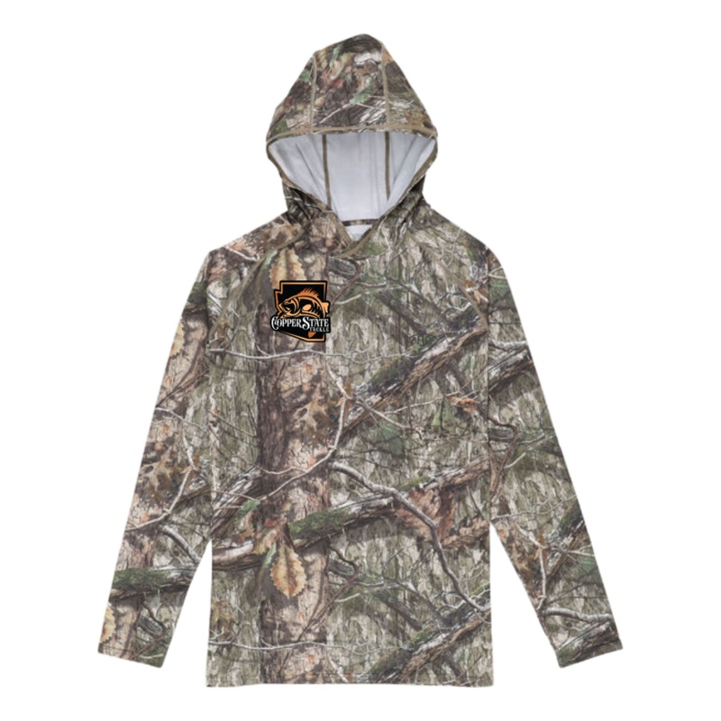 AFTCO MOSSY OAK CAMO PERFORMANCE HOOD (COPPERSTATE)