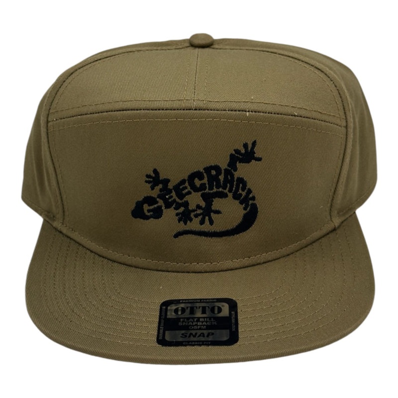 GEECRACK LIZARD LOGO FLAT BRIM OTTO HAT
