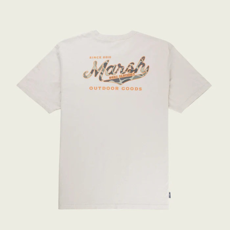 MARSH WEAR BASE SS T-SHIRT|Stone|Medium|Large|Extra Large|2XL