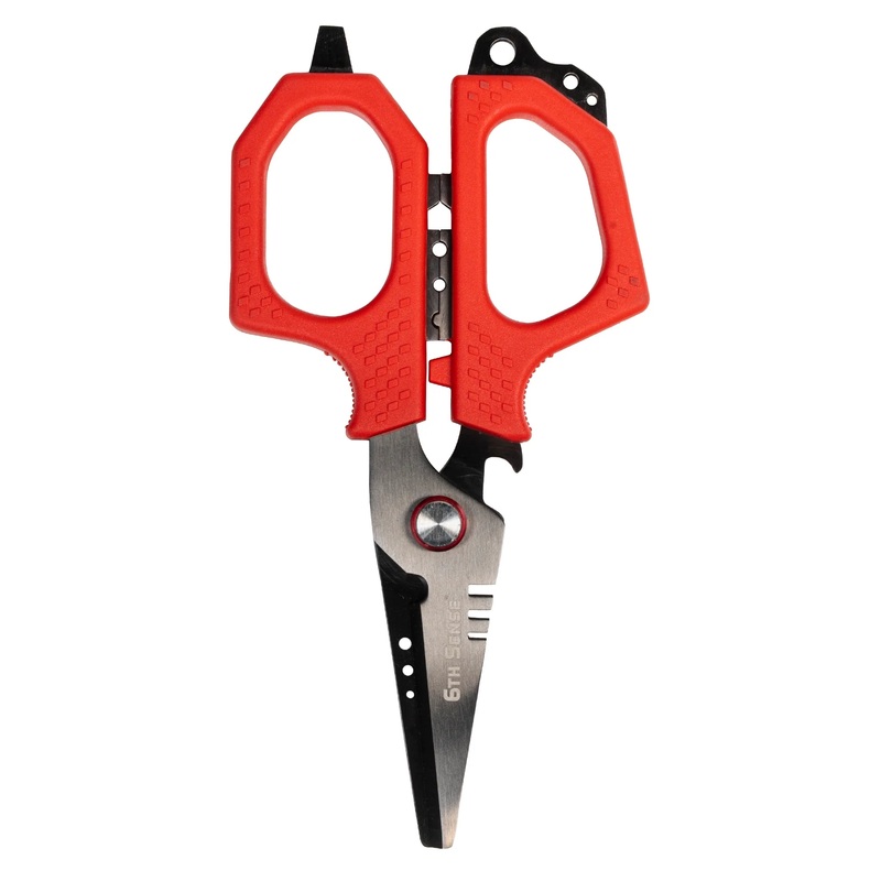 6TH SENSE PRO FISHING SHEARS – RED