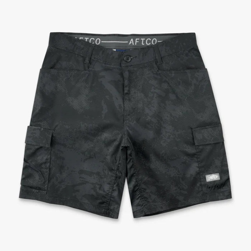 AFTCO DECKHAND SHORTS|Black|Black Storm Camo|Green OG Camo|Pelican|32|34|36|38|40|42