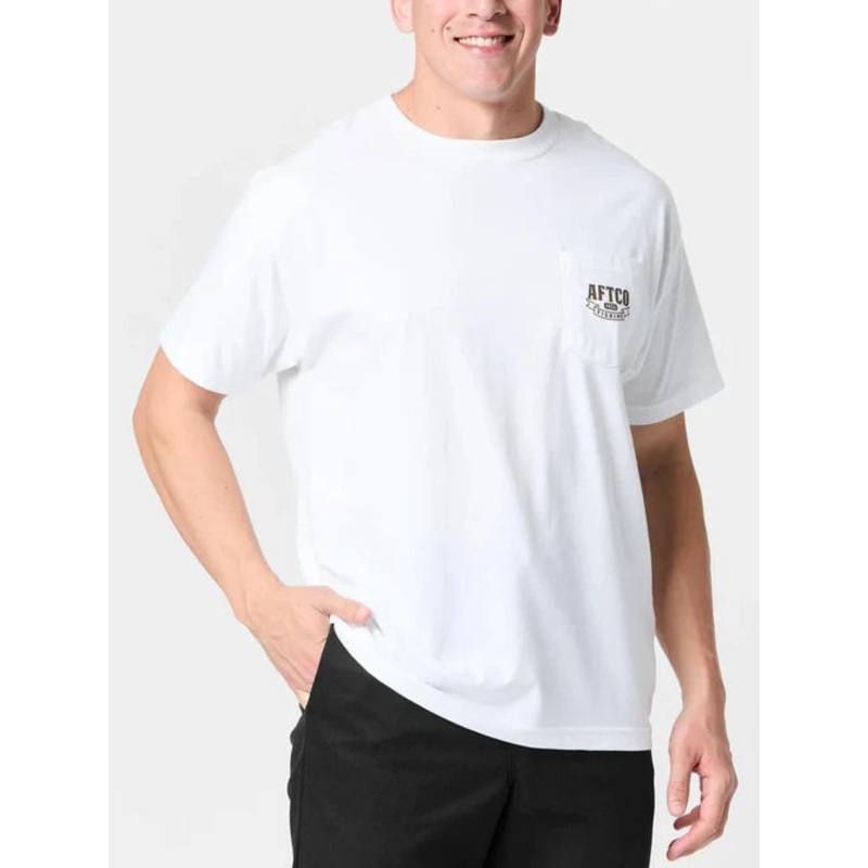 AFTCO BROTHERS T-SHIRT|White|Black|M|L|XL|2XL