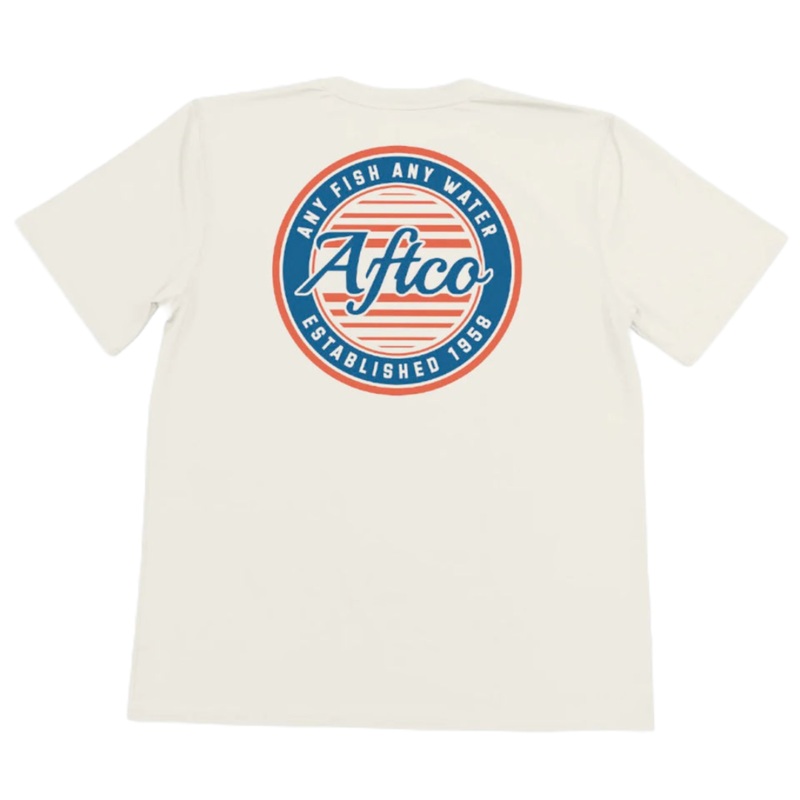 AFTCO GOAT T-SHIRT|White|Navy|M|L|XL|2XL