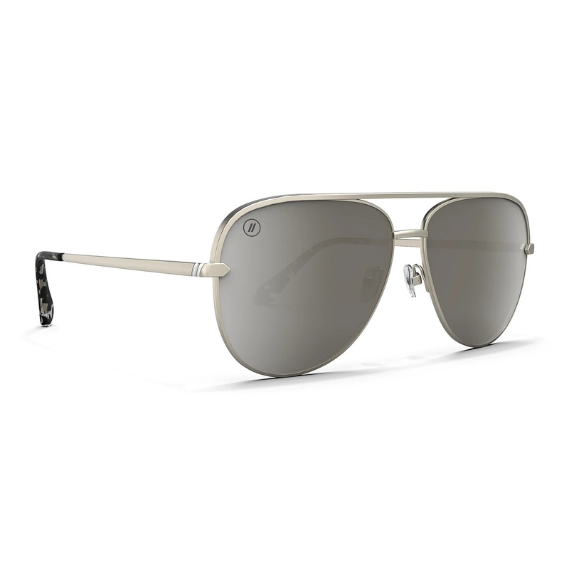 BLENDERS SHADOW MATTE SILVER SUNGLASSES