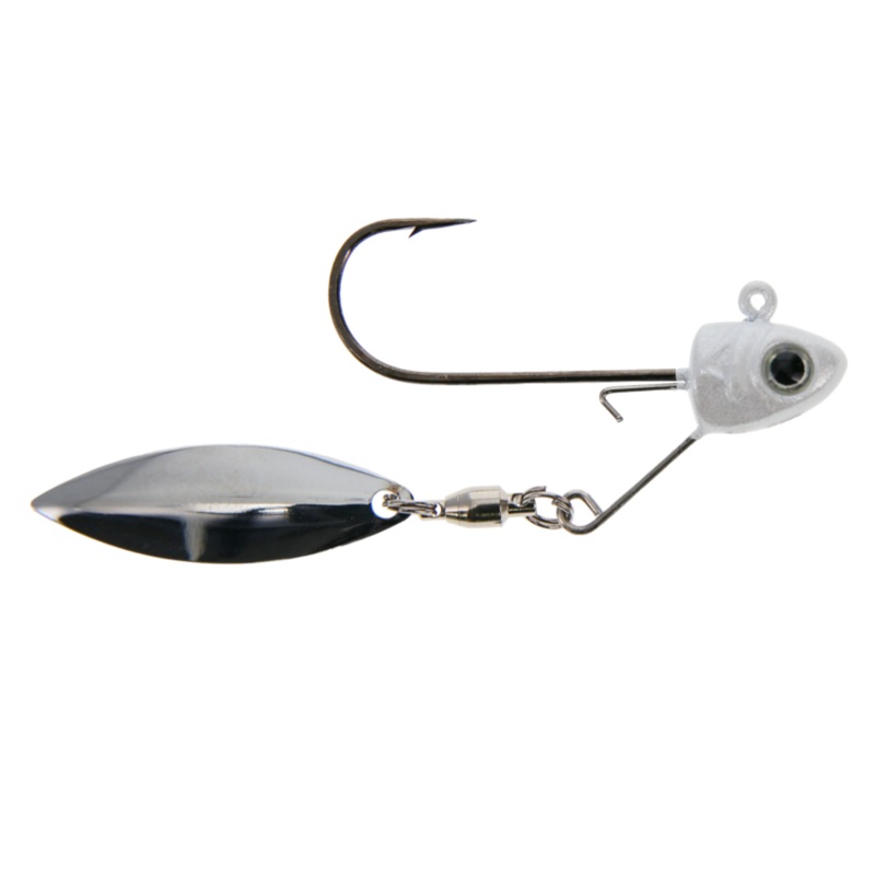 BUCKEYE LURES BFS SU-SPIN|Pearl|Shad|Unpainted|Smallie Magic|Blue Glimmer|Disco|3/16oz
