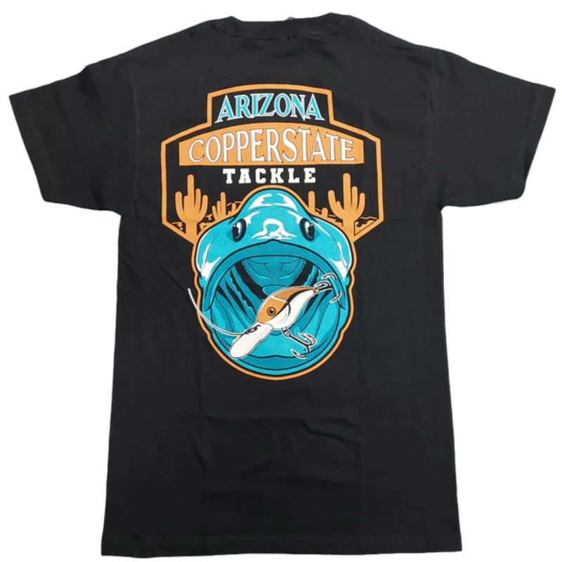 COPPERSTATE TACKLE BIG BASS LOGO LIGHT-WEIGHT COTTON T-SHIRT