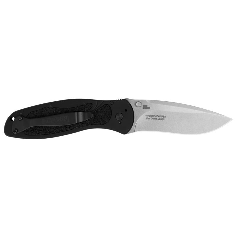 KERSHAW BLUR – BLACK STONE WASH S30V KNIFE