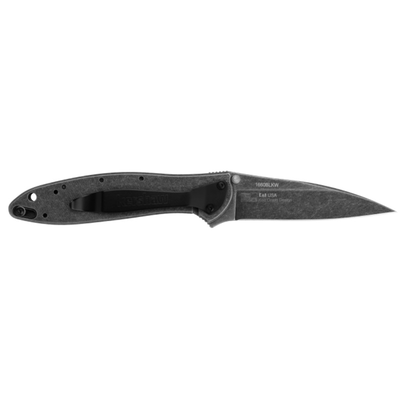 KERSHAW LEEK – BLACKWASH KNIFE