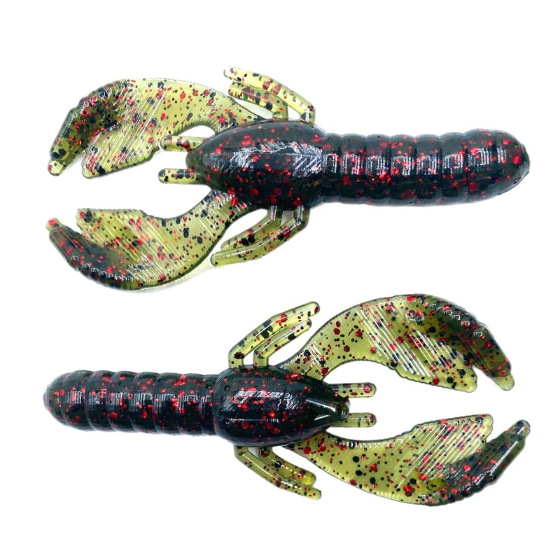 PHAT PAK BEASTY BUG 3.8|Watermelon Red|Natural Green Pumpkin Brown|Natural Brown Craw|Green Pumpkin Black Flake|Green Pumpkin Blue Flake|Gary’s Favorite