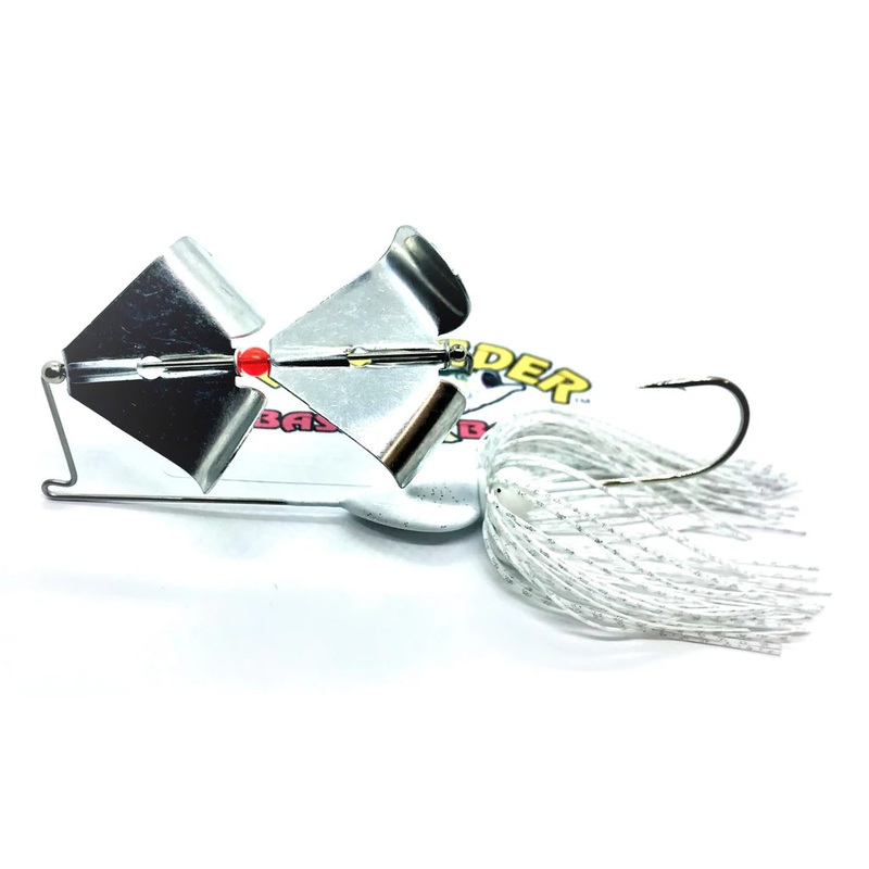 PERSUADER TWO TIMER BUZZBAIT|White Buzz Bait Metal Blade|White/Chart Buzz Bait Metal Blade|Black Buzz Bait Metal Blade|1/2oz