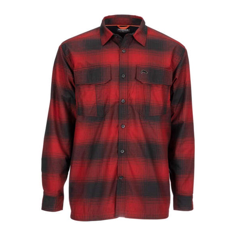 Coldweather Ls Plaid Shirt|AUBURN RED|DRK BRONZE BLK PLAID|FOREST HICKORY PLAID|HICKORY CLAY PLAID|SLATE|Cutty Red Asym Ombre Plaid|SMALL|MEDIUM|LARGE|EXTRA LARGE|XX LARGE