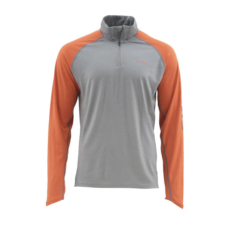 Ultra-Wool Core 1/4 Zip|RAVEN|SIMMS ORANGE|LARGE