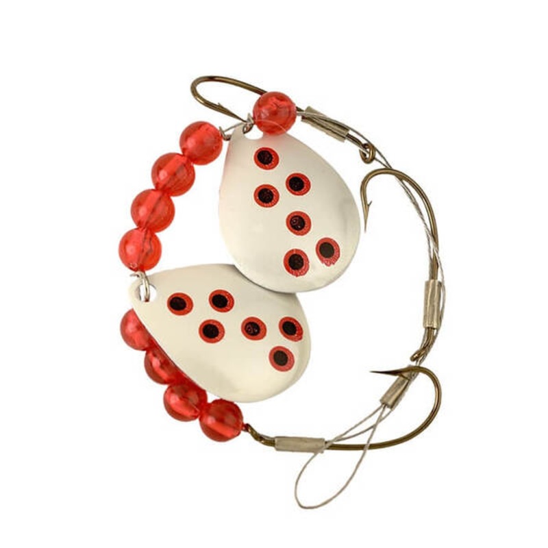 Lucky Strike Crawler Harness|PEARL|GOLD / RED|YELLOW & RED DIAMOND|FLOR. RED|RED BEADS