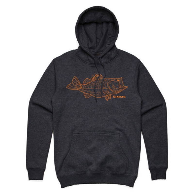 Bass Line Hoody|CHARCOAL HEATHER|MEDIUM|LARGE|EXTRA LARGE|XX LARGE
