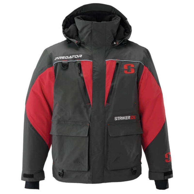 Striker Predator Jacket|CHARCOAL/RED|BLACK|STRYK|M|L|XL|XXL|XXXL