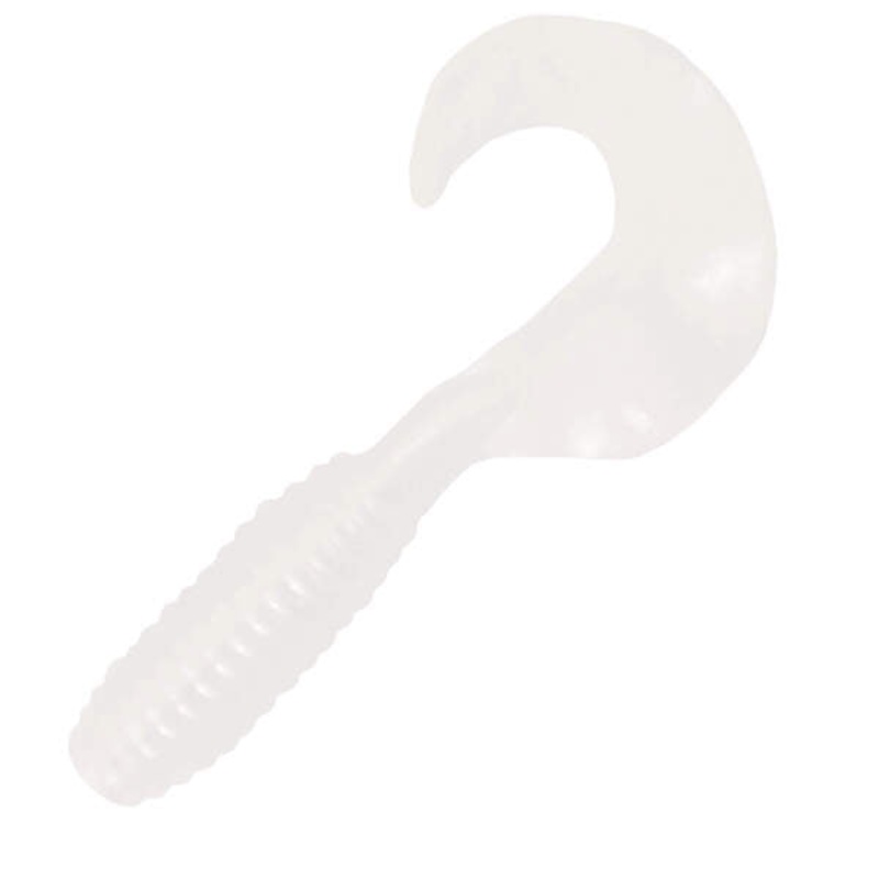 Kalin’S Lunker Grub|CHART-SALT&PEPPER|WHITE|4″