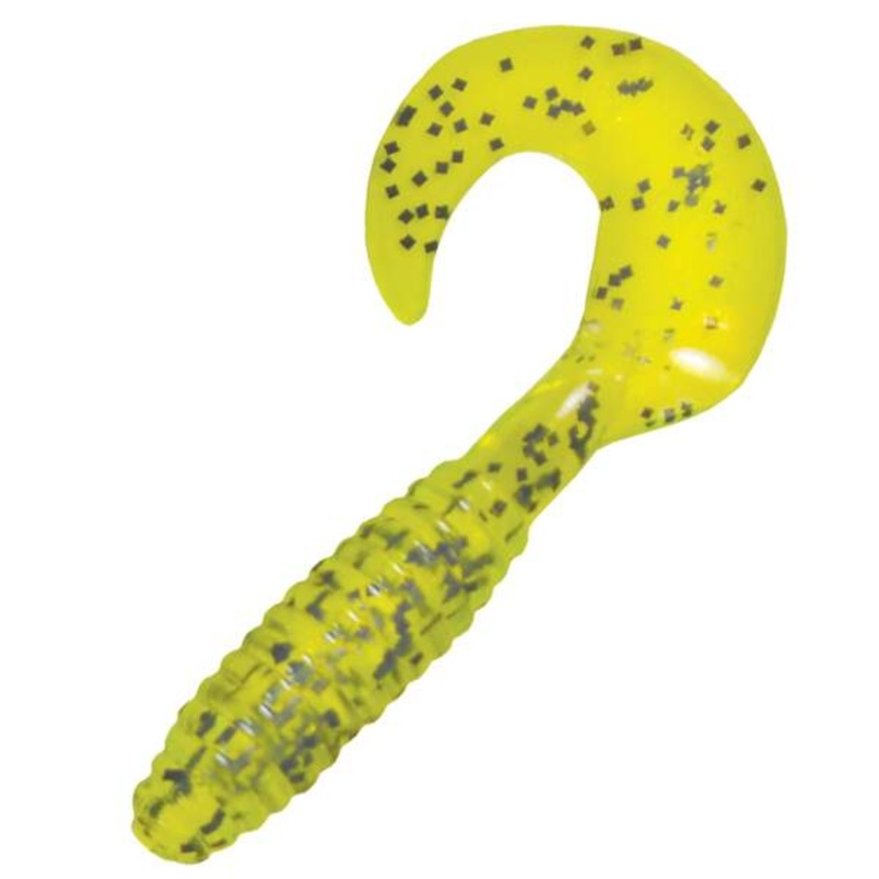 Kalin’S Lunker Grub|CHART-SALT&PEPPER|WHITE|4″