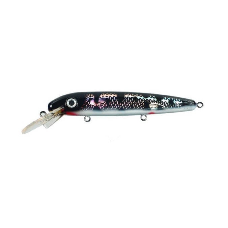 Esox Triple D Suspending|BLACK SUCKER HOLO|FIRETIGER|9″